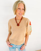 Entro Embroidered Sweater