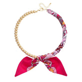 Beaded Scarf Necklace