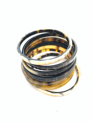 Accessory Jane Light/Dark Horn Bangle Set