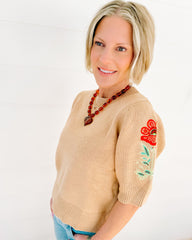 Entro Embroidered Sweater