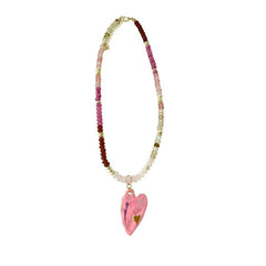 Gemelli Farrah Beaded Heart Necklace