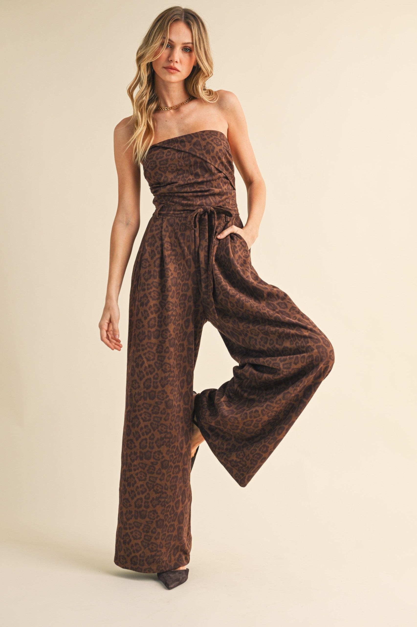 Klesis Leopard Jumpsuit