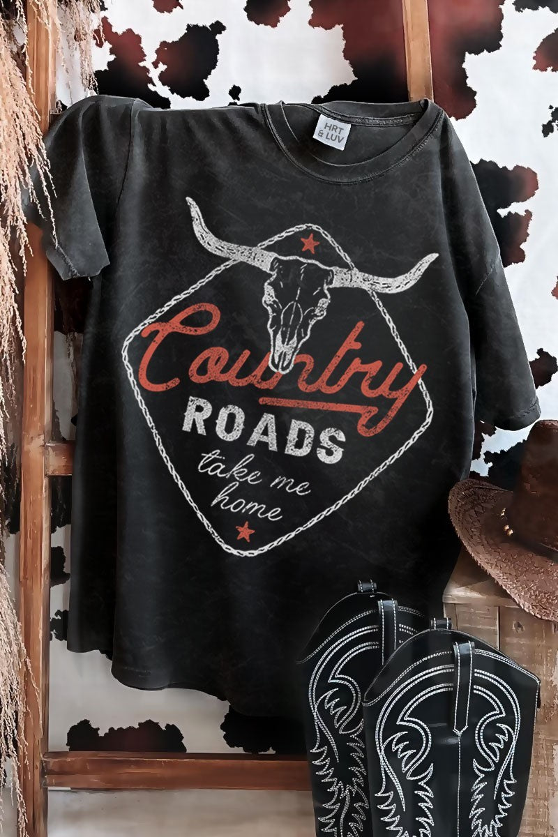 HRT&LUV Country Roads Tee