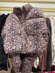 Leopard Puffer Jacket
