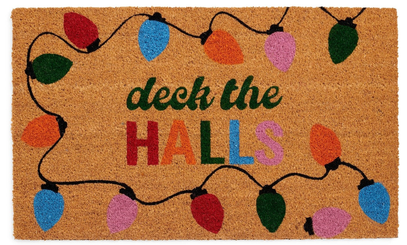 Deck The Halls Doormat, Multi