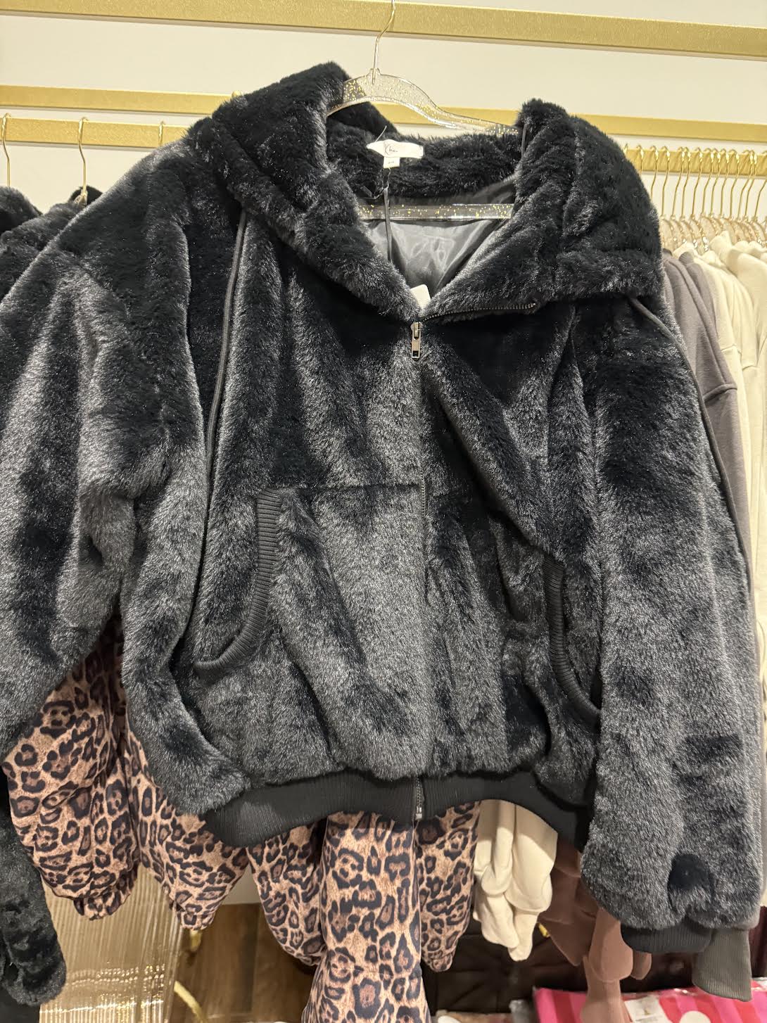 Black Fur Jacket