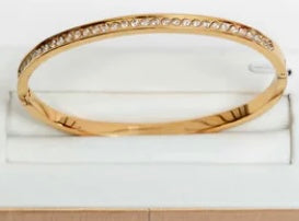 Coastal Grit St. Barth’s Collection Diamond Bangle