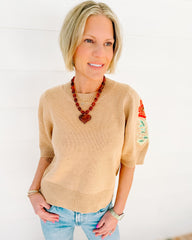 Entro Embroidered Sweater