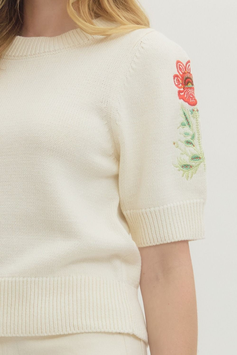 Entro Embroidered Sweater