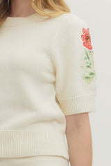 Entro Embroidered Sweater
