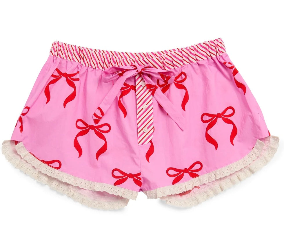 Bow Boxer Short Pink