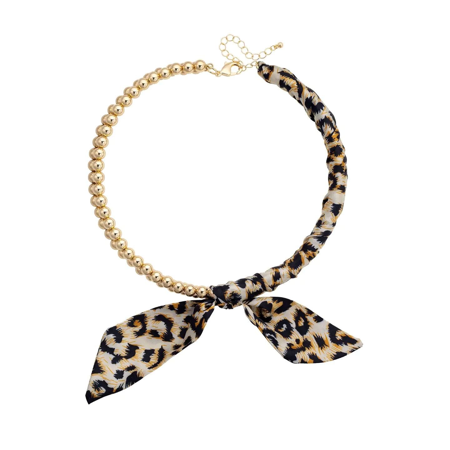 Beaded Scarf Necklace