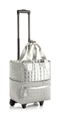 Logan Roller Tote Silver