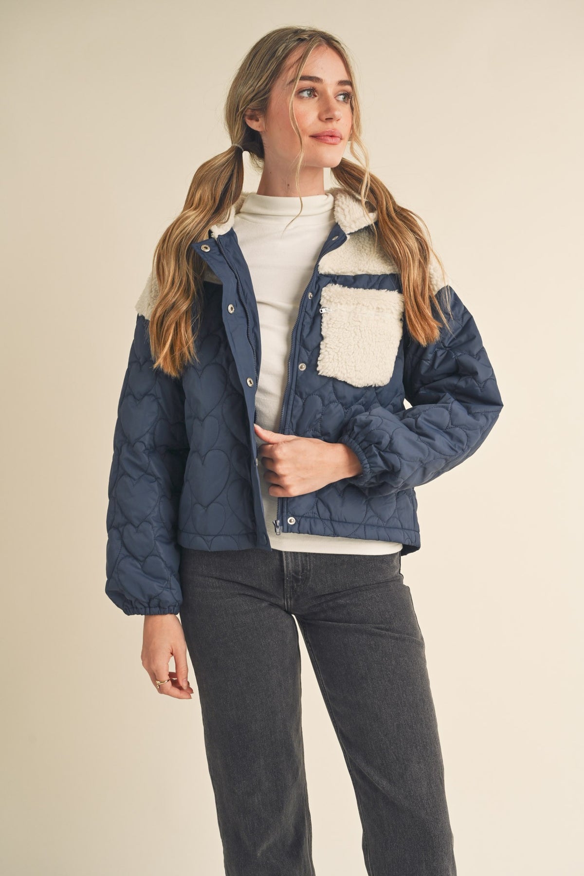 &Merci Sherpa Heart Jacket