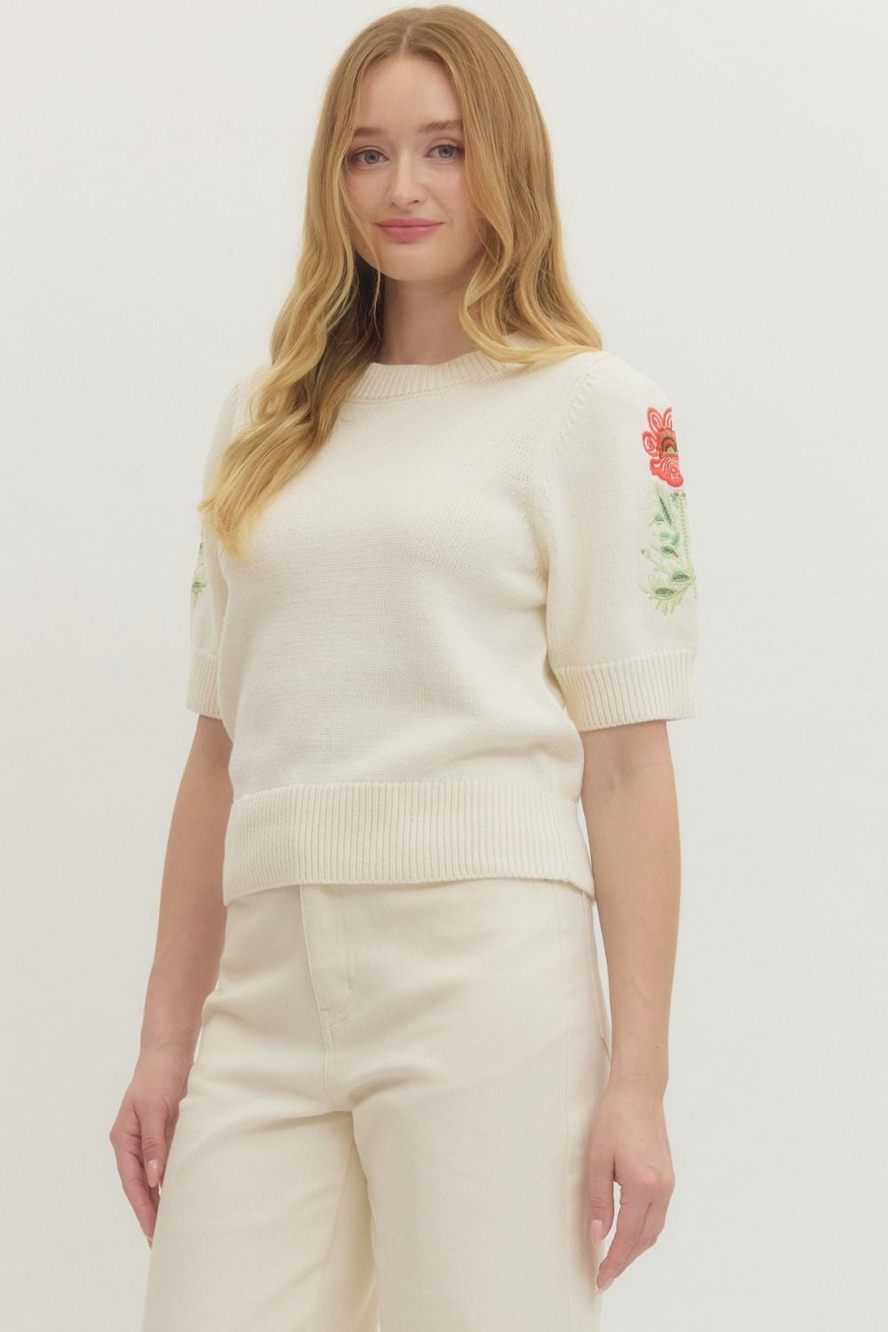 Entro Embroidered Sweater