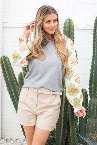 THML Mixed Media Top