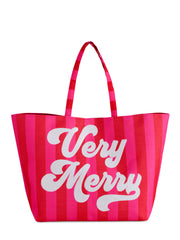Very Merry Gifting Tote, Red